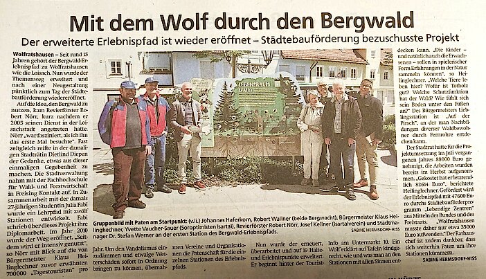 Bergwaldpatenschaft